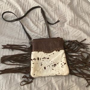 Small fringe purse